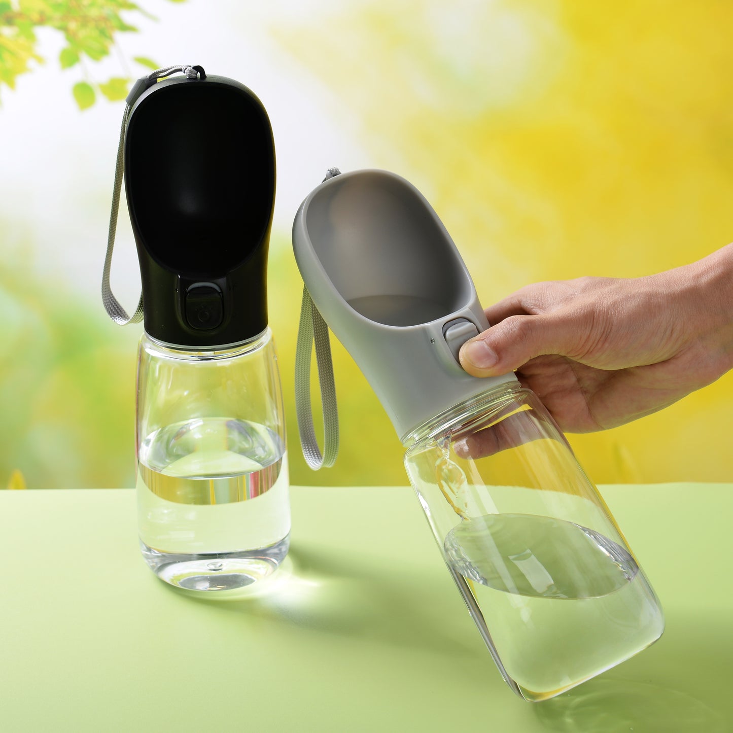 1pc Leak-Proof Portable Dog Water Bottle For Outdoor Adventures