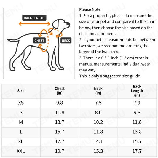 8pcs Stylish & Lightweight Dog Shirts - Perfect For Pet Outdoor Playing